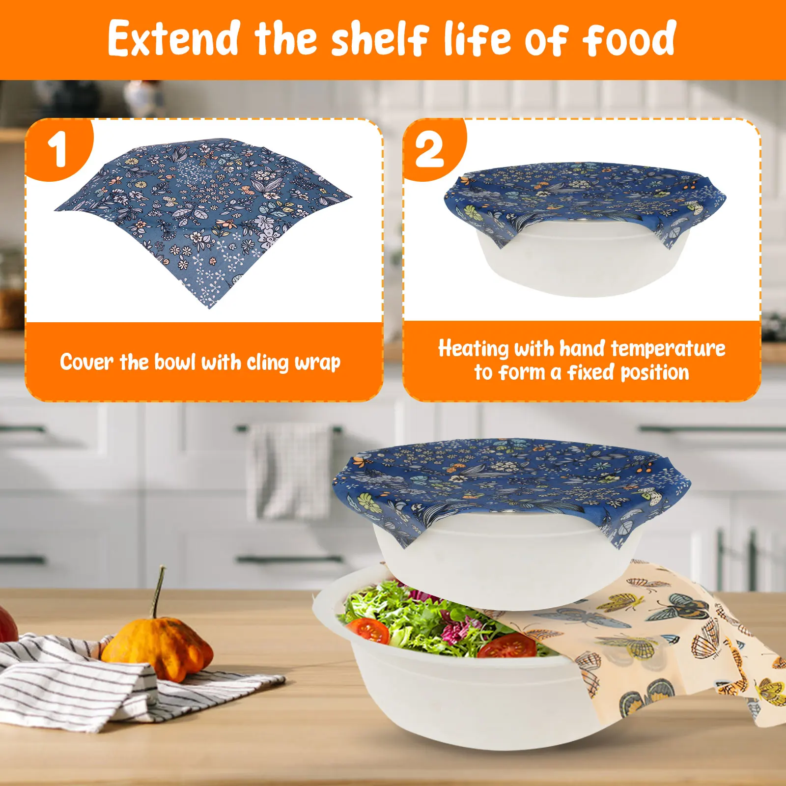 11 Adet Balmumu Gıda Sarma Set - Beeswax Wrap Reusable incelemesi ve fiyatı